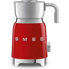 Smeg SMEG MFF11RDEU 밀크 프로터 인덕션 시스템 6개의 사전 설정 프로그램 고품질 디자인 탈착식 600ml 카라페 500W 레드
