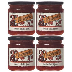 Tracklements Fresh Chilli Jam 칠리 잼 250g 4팩, 1개