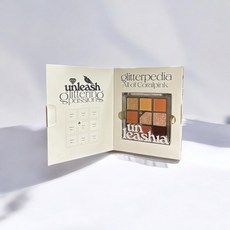 언리시아 글리터피디아 아이 팔레트, N°3 올 오브 코랄핑크, 1개