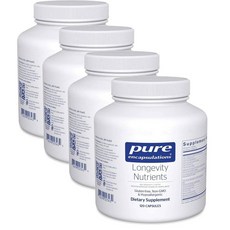 퓨어인캡슐레이션 롱제비티 뉴트리언트 멀티비타민 캡슐 Pure Encapsulations Longevity Nutrients Multivitamin, 4개, 120정