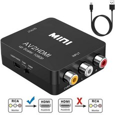VHS- 디지털 HDMI 컨버터 1080P RCA AV-HDMI 비디오 오디오 컨버터 어댑터, 상세내용참조