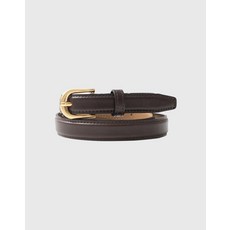 룩캐스트 다크 브라운 제이드 레더 벨트 DARK BROWN JADE LEATHER BELT-176756