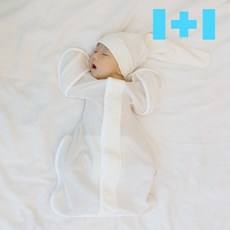 아이쿨쿨 나비잠+아나벨모자 세트 무소음 신생아 속싸개 모로반사 출산선물