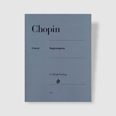 헨레 쇼팽 즉흥곡 (HN235) Chopin 피아노 연주곡집 악보 독인 원전판 교재 책