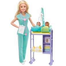 Barbie 베이비 닥터 장난감 세트, Barbie Baby Doctor Doll