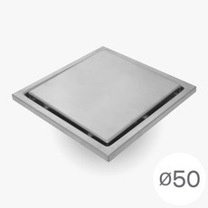 타일육가 스텐 타일삽입형 욕실 화장실 배수 유가 150mm 50파이, 1개