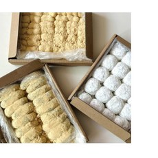 전통디저트 찹쌀떡 인절미 콩쑥개떡 3종세트 쫄깃한 식감 건강간식, ONE COLOR