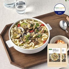 모노키친 바지락 납작 칼국수 613g x 2개