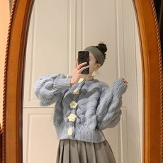 marolaya쓰리인원다기능마더캥거루여성스웨터코트