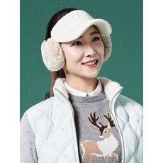 빈폴골프 여성 아이보리 니트 바이저 (BJ088BA040)