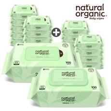 네츄럴오가닉오리지널플레인물티슈스마트캡형