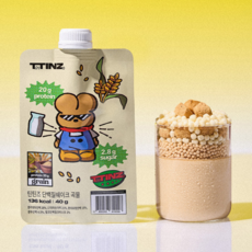 틴틴즈 단백질 쉐이크 파우치 곡물맛, 7개, 40g