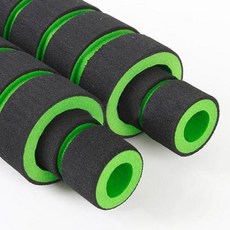 오토바이 그립 브레이크 범용 4개 커버 세트당 핸들 소프트 바 클러치 레버 폼 스폰지, Black Green, 1개