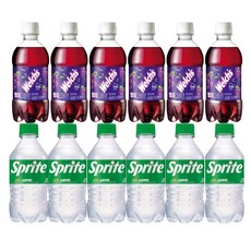 스프라이트 웰치스포도 300ml 2종세트 12병 탄산 페트, 12개