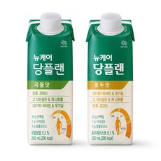 뉴케어 당플랜 곡물맛 200ml 5팩+당플랜 호두맛 200ml 5팩 / 총 10팩, 5개