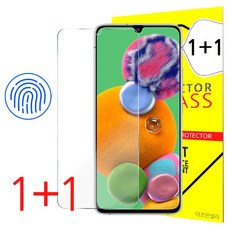더조은셀러 1+1 갤럭시A90 5G 강화유리필름 지문인식 (A908) 글라스 방탄, 2개