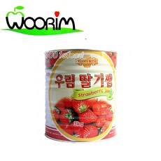 우림 딸기쨈 3kg, 1개