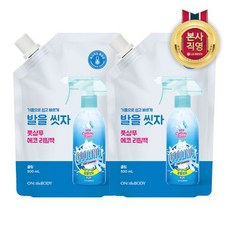 온더바디 발을씻자 풋샴푸 리필 500ml 쿨링 x 2개, 단일상품_개당 수량_상세페이지참조