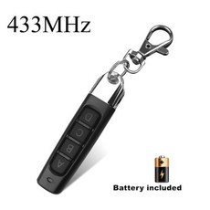 리모컨 복사 자동 4 채널 코드 차고 게이트 문짝 오프너 복제기 복제 차량용 키 433MHz, 1) Black, 1개