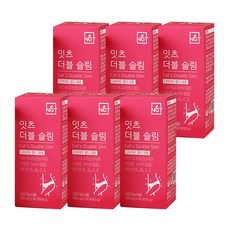 네츄럴굿띵스 가르시니아 잇츠 더블 슬림 700mg x 90정 체지방감소, 6개, 63g