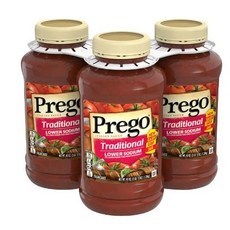 Prego 프레고 파스타 소스 저염 1.28kg 3개 - Pasta Sauce, 1개, 1ml