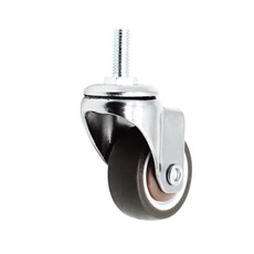 소형 TPE 무소음 브라운 3.17cm 볼트형 M6, 1개