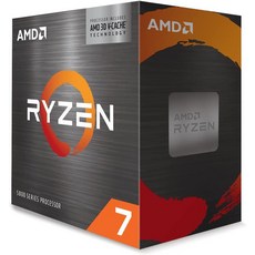 AMD Ryzen 7 5800X3D 쿨러 제외 3.4GHz 8코어/스레드 16개 100MB 105W 100-100000651WOF 3년 보증(일본국내)