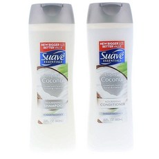 Suave Essentials 트로피컬 코코넛 샴푸 및 컨디셔너 38.4ml (15 액, 1개