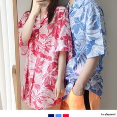 커플하와이안셔츠