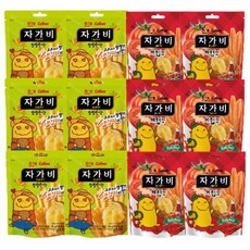 자가비 스낵 45g x 6p + 자가비 케첩맛 스낵 45g x 6p, 4세트