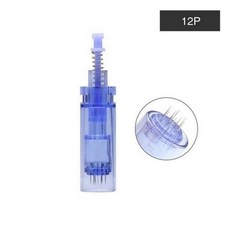 오토 MTS 기계 니들 롤러 FDA 10pcs 교체 마이크로 카트리지 팁 닥터펜 A1 Microneedle Stamp 안티 여드름 흉터 명소 112628, 12pin_