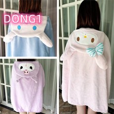 산리오후드형담요