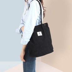 골덴코듀로이 에코백 대학생가방 쇼핑백 심플가방
