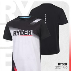 라이더 RYDER 2024R-6 경기복 남성/여성 반팔티 배드민턴 복 탁구 스쿼시 스포츠의류