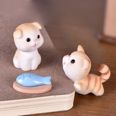 야옹이 미니어쳐 7종 SET 테라리움 꾸미기 재료, 야옹이 7종 SET