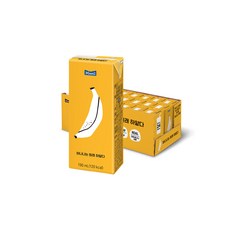 매일유업 바나나는 원래 하얗다 190ml, 32개