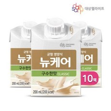 대상웰라이프 뉴케어 구수한맛 환자영양식 식사대용, 200ml, 10개