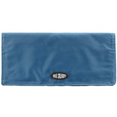 Big Skinny Womens Executive Bi-Fold Checkbook Slim Wallet Holds Up to 40 Cards Teal PROD1570020429