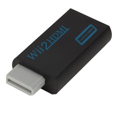 파트스캐너 WII2HDMI 컨버터 위컨버터, Wii2HDMI 컨버터 블랙 +HDMI 1.5M케이블