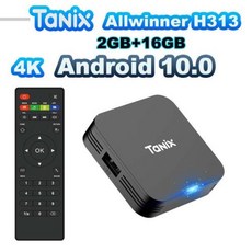 글로벌 미디어 플레이어 Tanix TX1 Allwinner H313 쿼드 코어 안드로이드 10 TV 박스 2.4G WIFI 4K HDR 3D 8GB16GB H.265 Netflix, 2) 2GB16GB - 4k미디어플레이어