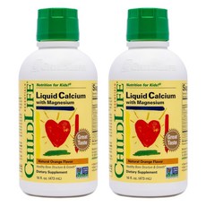 차일드라이프 액상 칼슘 마그네슘, 474ml, 2개