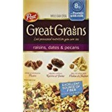 포스트 Post Great Grains Raisin Date & Pecan Cereal 16oz (2팩) 153730