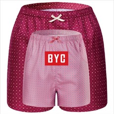 BYC 여성 트렁크 팬티