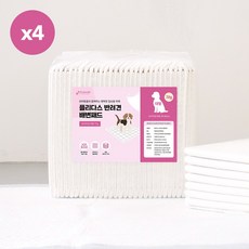 플리다스 강아지 배변패드 15g~100g 소형/대형/특대형 4팩 모음, 프리미엄, 30개입, 4개 - 정직한패드특대형