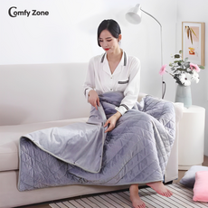 Comfy Zone전기담요 다용도 숄 보온담요 5V 저압 전기담요 5V 가열덮개담요