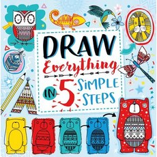 Draw Everything in 5 Simple Steps Paperback, Michael O'Mara Books, English, 9781780556024