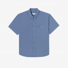 [매장정품] 라코스테 셔츠 남성 SUMMER PACK 포플린 반팔 [블루]