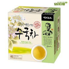 수국차 김동곤명인 쌍계명차 40티백, 2개