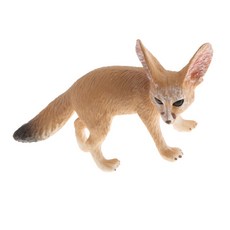 ZLD 플라스틱 동물 모델 피규어 학습 소품 선물 장식 파티 호의 Fennec Fox