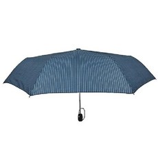 Parachase 파라체이스 P-3091EX 자동개폐 접이식 플렉시블와이어 내풍우산 네이비 스트라이프
